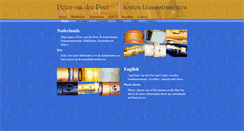 Desktop Screenshot of petervanderpoel.nl